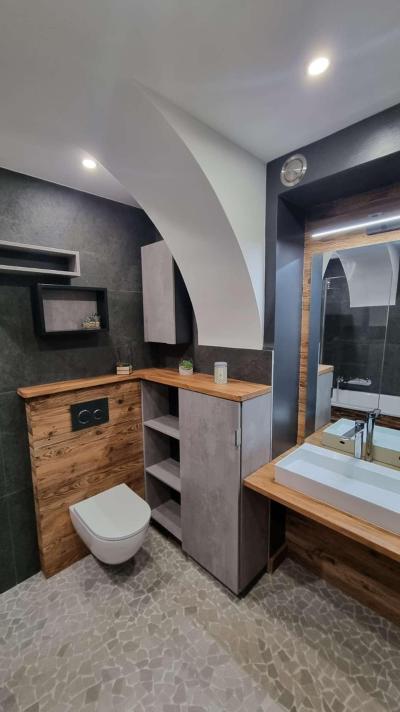 Holiday in mountain resort 3 room apartment 6 people (1) - Résidence le Lodge - Morzine - Shower room