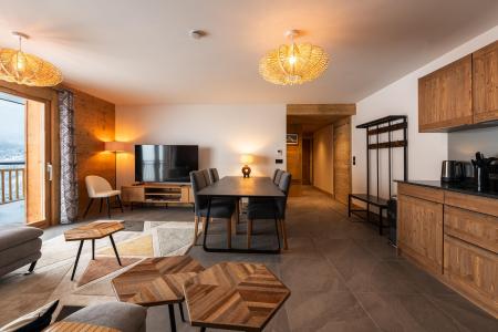 Urlaub in den Bergen 4-Zimmer-Appartment für 8 Personen (C06) - Résidence le Manaka - La Plagne - Wohnzimmer