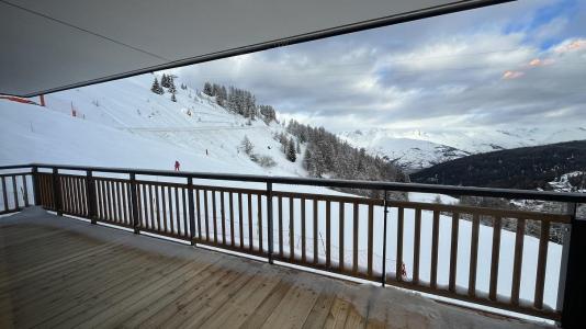 Vakantie in de bergen Appartement 4 kamers 6 personen (C15) - Résidence le Manaka - La Plagne - Balkon