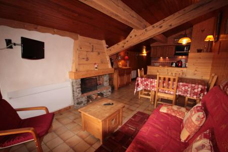 Vakantie in de bergen Appartement 2 kamers bergnis 6 personen (039) - Résidence le Mirantin - Les Saisies - Woonkamer