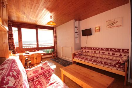 Vakantie in de bergen Studio cabine 4 personen (016) - Résidence le Mirantin - Les Saisies - Woonkamer