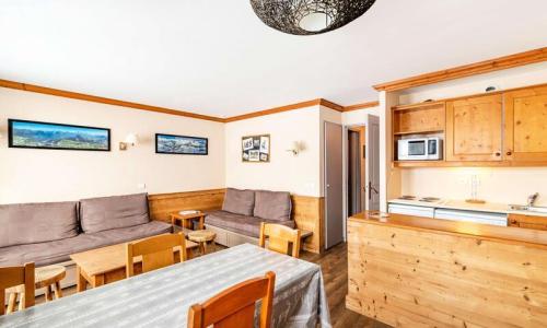 Аренда на лыжном курорте Апартаменты 3 комнат 6 чел. (45m²) - Résidence le Mont Soleil A -MH - La Plagne - летом под открытым небом