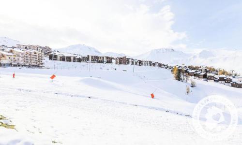 Каникулы в горах Апартаменты 2 комнат 5 чел. (Confort 30m²-1) - Résidence le Mont Soleil - MH - La Plagne - летом под открытым небом