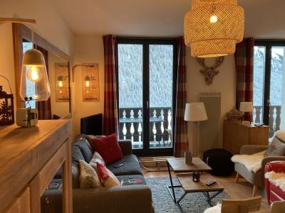 Urlaub in den Bergen 3-Zimmer-Appartment für 6 Personen - Résidence Le Morclan - Châtel - Wohnzimmer