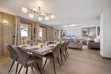 Vakantie in de bergen Appartement duplex 5 kamers 10 personen (A2) - Résidence le Naos - Saint Martin de Belleville - Woonkamer