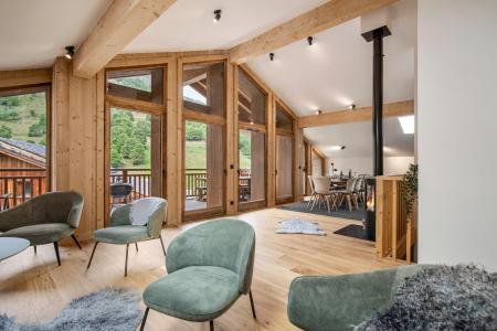 Vacances en montagne Appartement duplex 6 pièces 12 personnes (B4) - Résidence le Naos - Saint Martin de Belleville - Séjour