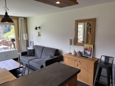 Urlaub in den Bergen 3-Zimmer-Appartment für 5 Personen - Résidence le Paccaly - Le Grand Bornand - Wohnzimmer