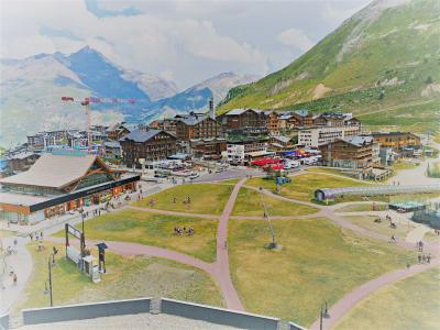 Ski verhuur Studio bergnis 4 personen (708) - Résidence le Palafour - Tignes - Buiten zomer