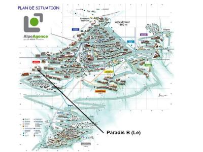 Urlaub in den Bergen 2-Zimmer-Appartment für 4 Personen (B3) - Résidence le Paradis B - Alpe d'Huez