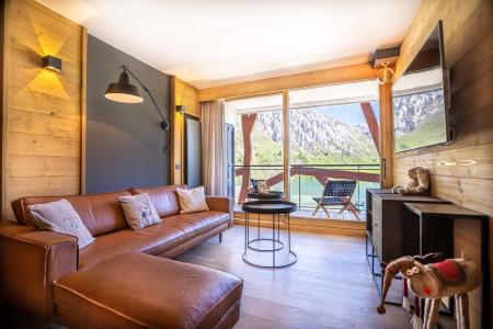 Holiday in mountain resort 3 room apartment cabin 5 people (Le Lac Blanc) - Résidence le Phoenix - Tignes - Living room