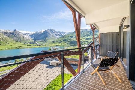 Holiday in mountain resort 3 room apartment cabin 5 people (Le Lac Blanc) - Résidence le Phoenix - Tignes - Summer outside