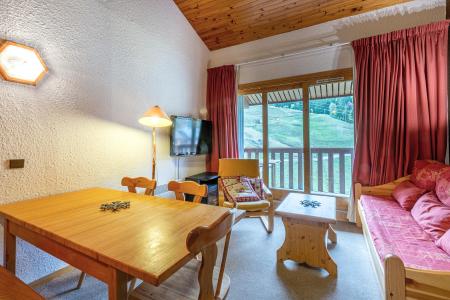 Vakantie in de bergen Appartement 2 kamers mezzanine 6 personen (049) - Résidence le Pierrafort - Valmorel - Woonkamer