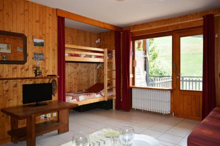 Vakantie in de bergen Studio 4 personen (0B) - Résidence le Planay - Le Grand Bornand - Woonkamer