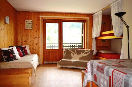 Vakantie in de bergen Studio 4 personen (1B) - Résidence le Planay - Le Grand Bornand - Woonkamer