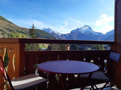 Vakantie in de bergen Studio bergnis 4 personen (PLS1404) - Résidence le Plein Sud B - Les 2 Alpes - Balkon