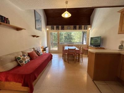 Vakantie in de bergen Studio bergnis 6 personen (A012) - Résidence le Prarial - Serre Chevalier - Woonkamer