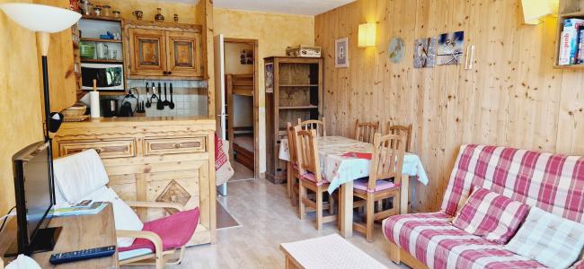 Vakantie in de bergen Appartement 3 kamers bergnis 6 personen (PRA48) - Résidence le Pravet - Montalbert - Woonkamer