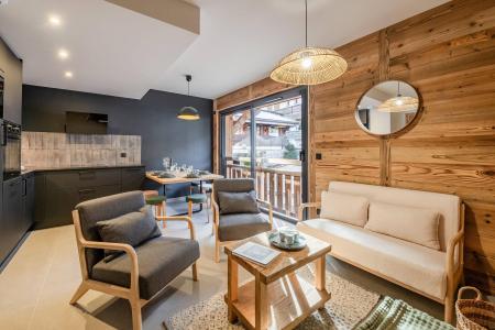 Urlaub in den Bergen 2-Zimmer-Holzhütte für 6 Personen (102) - Résidence Le Praz - Morzine - Wohnzimmer