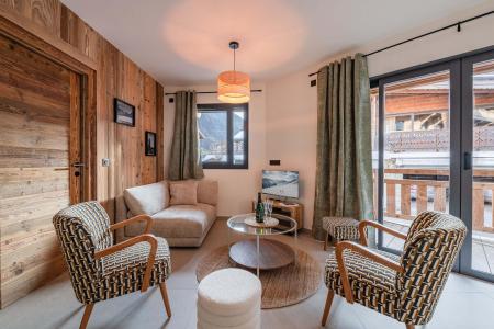 Wakacje w górach Apartament 3 pokojowy 6 osób (101) - Résidence Le Praz - Morzine - Pokój gościnny