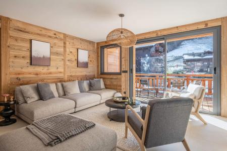 Wakacje w górach Apartament duplex 6 pokojowy 10 osób (302) - Résidence Le Praz - Morzine - Pokój gościnny