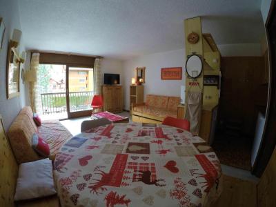 Vakantie in de bergen Studio cabine 4 personen (13) - Résidence le Praz - Valloire - Woonkamer