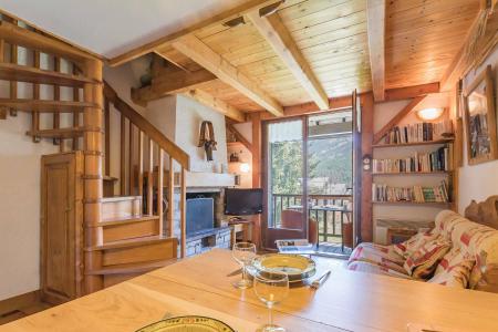 Vakantie in de bergen Appartement 2 kamers mezzanine 4 personen (MOSER007) - Résidence le Pré des Fonts - Serre Chevalier - Woonkamer