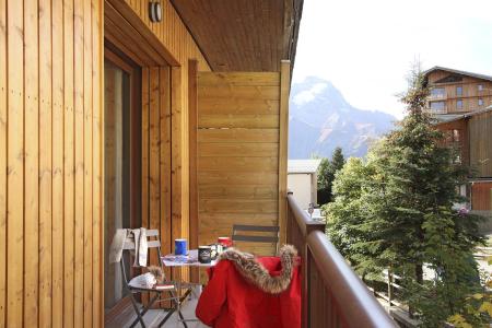 Urlaub in den Bergen 2-Zimmer-Holzhütte für 4 Personen (31) - Résidence le Provencal - Les 2 Alpes - Terrasse