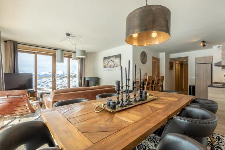 Urlaub in den Bergen 4-Zimmer-Appartment für 10 Personen (402) - Résidence le Ridge - Les Arcs - Wohnzimmer