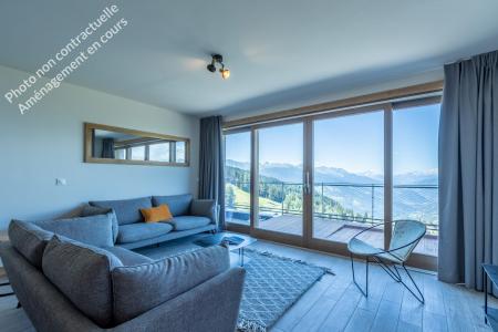 Holiday in mountain resort 5 room apartment sleeping corner 12 people (301) - Résidence le Ridge - Les Arcs - Living room
