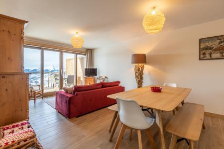 Vakantie in de bergen Appartement 3 kamers bergnis 8 personen (403) - Résidence le Ridge - Les Arcs - Woonkamer