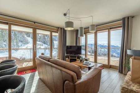 Vakantie in de bergen Appartement 4 kamers 10 personen (402) - Résidence le Ridge - Les Arcs - Woonkamer