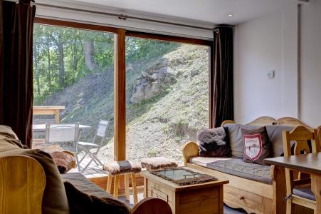 Urlaub in den Bergen 3-Zimmer-Holzhütte für 6 Personen (2) - Résidence le Roc - Courchevel - Wohnzimmer