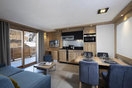 Holiday in mountain resort 2 room apartment 4 people - Résidence le Roc des Tours - Le Grand Bornand - Living room