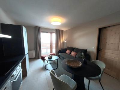 Vakantie in de bergen Appartement 2 kamers 4 personen (ROC005PH) - Résidence Le Roc La Charmette - Valmorel - Woonkamer