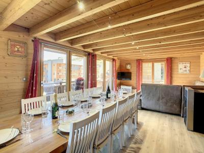 Vacances en montagne Appartement duplex 7 pièces 14 personnes - Résidence le Savoisien - La Toussuire - Séjour