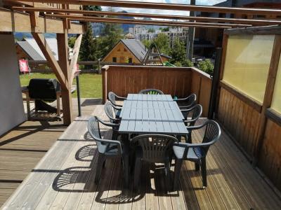 Vacances en montagne Résidence le Savoisien - La Toussuire - Balcon