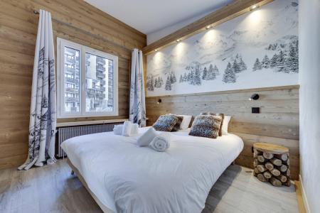 Holiday in mountain resort 2 room apartment sleeping corner 4 people (506) - Résidence le Schuss - Tignes - Bedroom