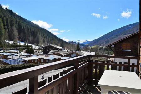 Urlaub in den Bergen 2-Zimmer-Holzhütte für 4 Personen (A1) - Résidence le Sherpa - Le Grand Bornand - Balkon