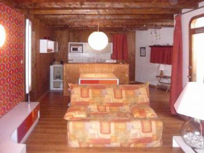 Vakantie in de bergen Appartement 2 kamers 6 personen (332) - Résidence le Silhourais - Les Orres - Woonkamer