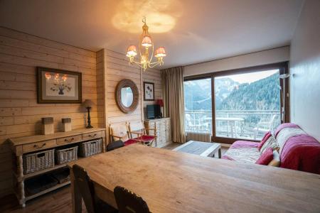 Vakantie in de bergen Appartement 3 kamers 6 personen (18A) - Résidence le Solarium - Châtel - Woonkamer