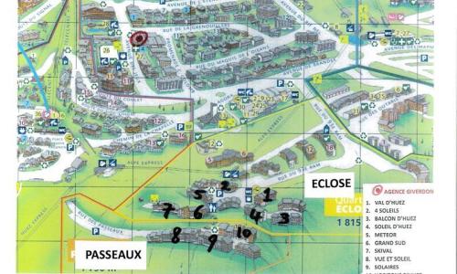 Rent in ski resort Résidence le Soleil d'Huez - MH - Alpe d'Huez - Summer outside