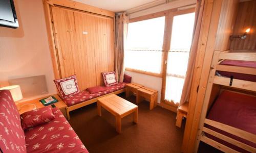 Vakantie in de bergen Appartement 1 kamers 5 personen (26m²) - Résidence le Squaw Valley - Maeva Home - La Plagne - Woonkamer