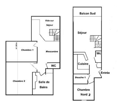 Каникулы в горах Апартаменты 4 комнат 8 чел. (TAV027) - Résidence le Tavaillon - Les Saisies - квартира