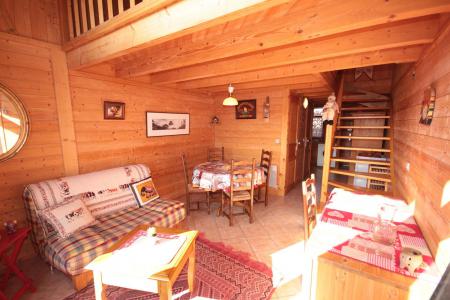 Vakantie in de bergen Appartement 2 kamers 5 personen (025) - Résidence le Tavaillon - Les Saisies - Woonkamer
