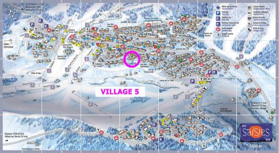 Vacaciones en montaña Apartamento 2 piezas cabina para 5 personas (533) - Résidence le Village 5 - Les Saisies