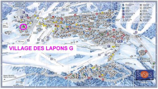 Vacances en montagne Résidence le Village des Lapons G - Les Saisies - Plan