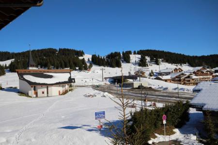 Vacances en montagne Résidence le Village des Lapons H - Les Saisies - Balcon