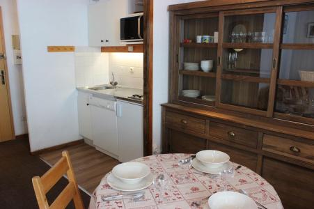 Vakantie in de bergen Studio cabine 3 personen (56) - Résidence le Zénith - Val Thorens - Woonkamer