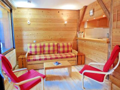 Vakantie in de bergen Appartement duplex 3 kamers 6 personen (025) - Résidence le Zig Zag - Montchavin La Plagne - Woonkamer