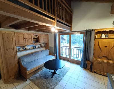 Vakantie in de bergen Studio mezzanine 4 personen (1) - Résidence les 4 Saisons - Pralognan-la-Vanoise - Woonkamer